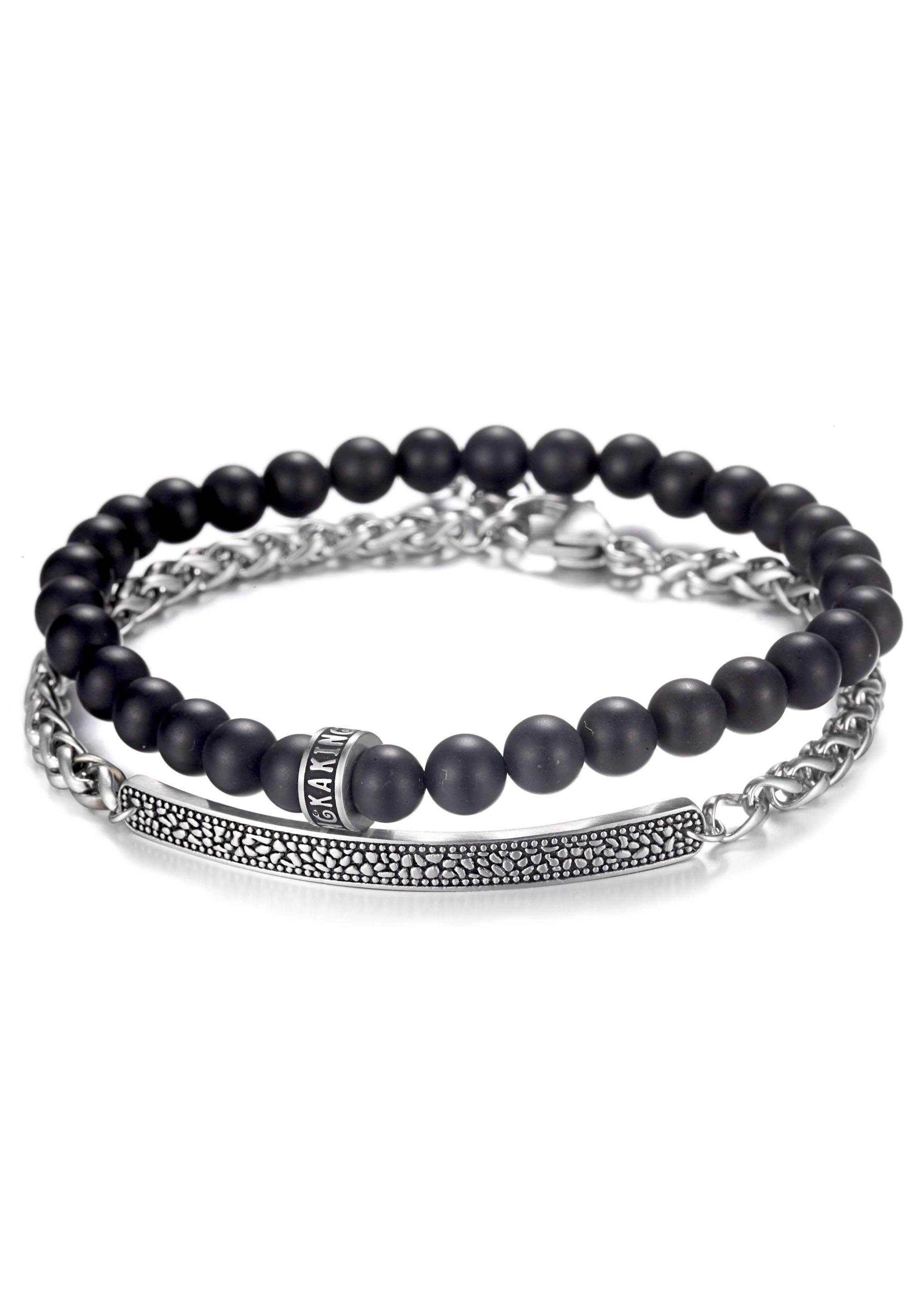 Kingka Armband Set »SB-S2222SAG« mit Achat