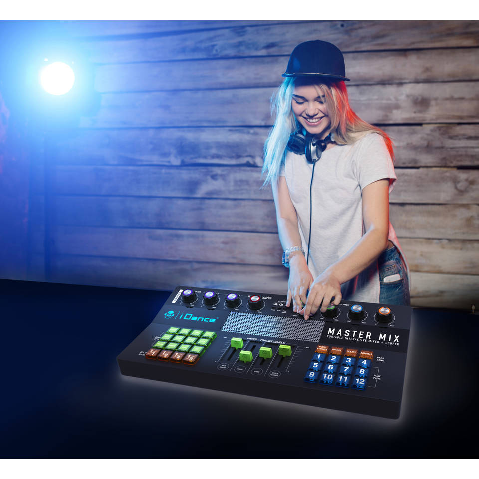 iDance draagbare interactieve mixer en looper