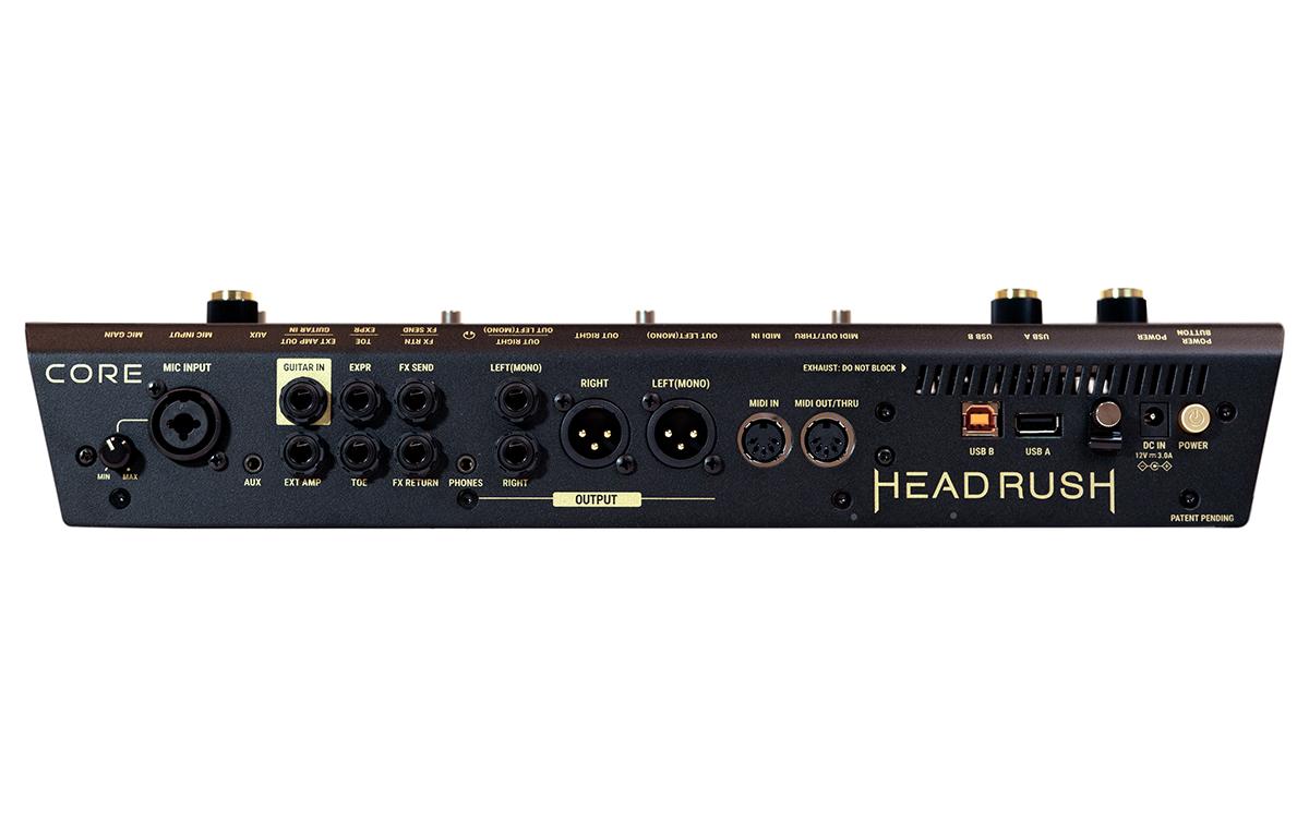 Effektgerät CORE<br>Perfekter Gitarren- und Gesangssound mit einem Tastendruck