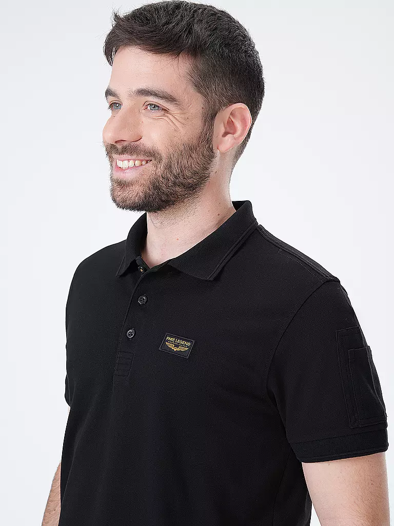 PME LEGEND Poloshirt schwarz