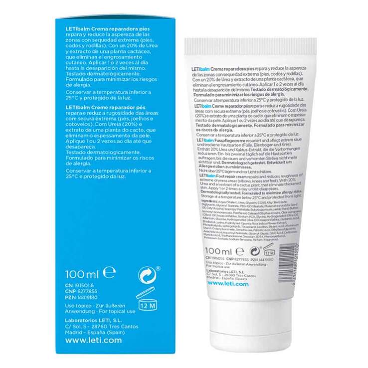 Leti balm Repair Fußpflegecreme, 100 ml