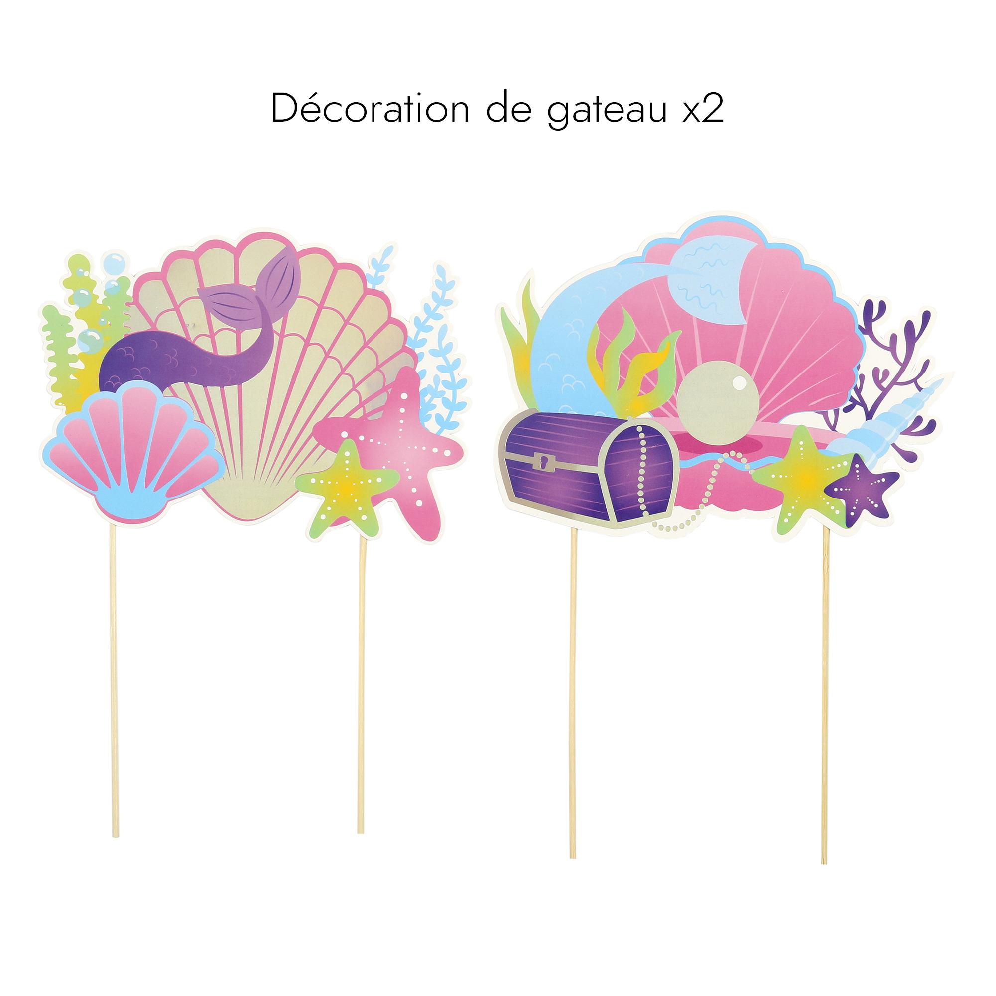 BOITE ANNIVERSAIRE SIRENE 53 PIECES