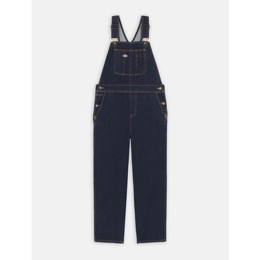 Dickies Denim Classic Overalls, Rinsed, L