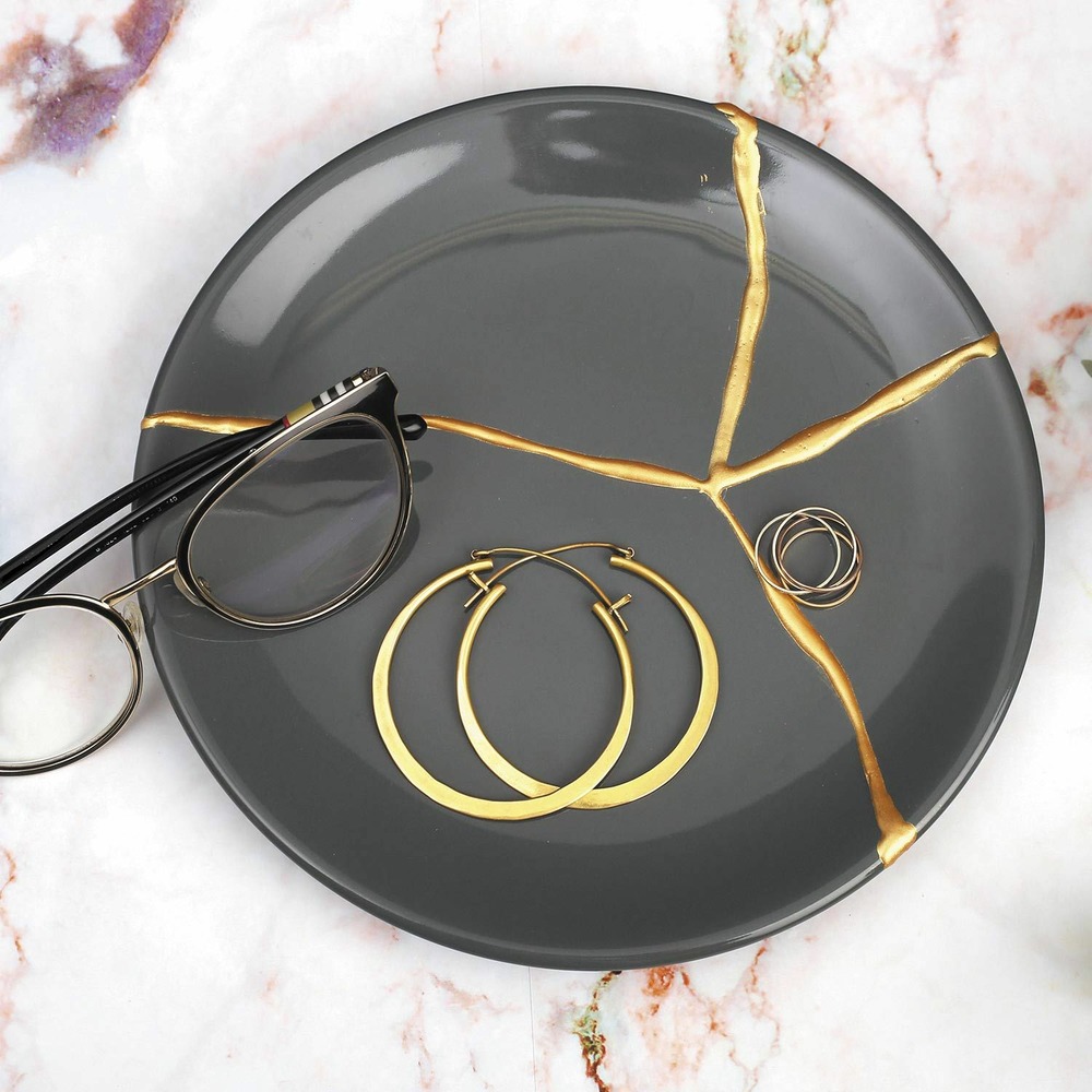 Coffret diy réparation kintsugi doré