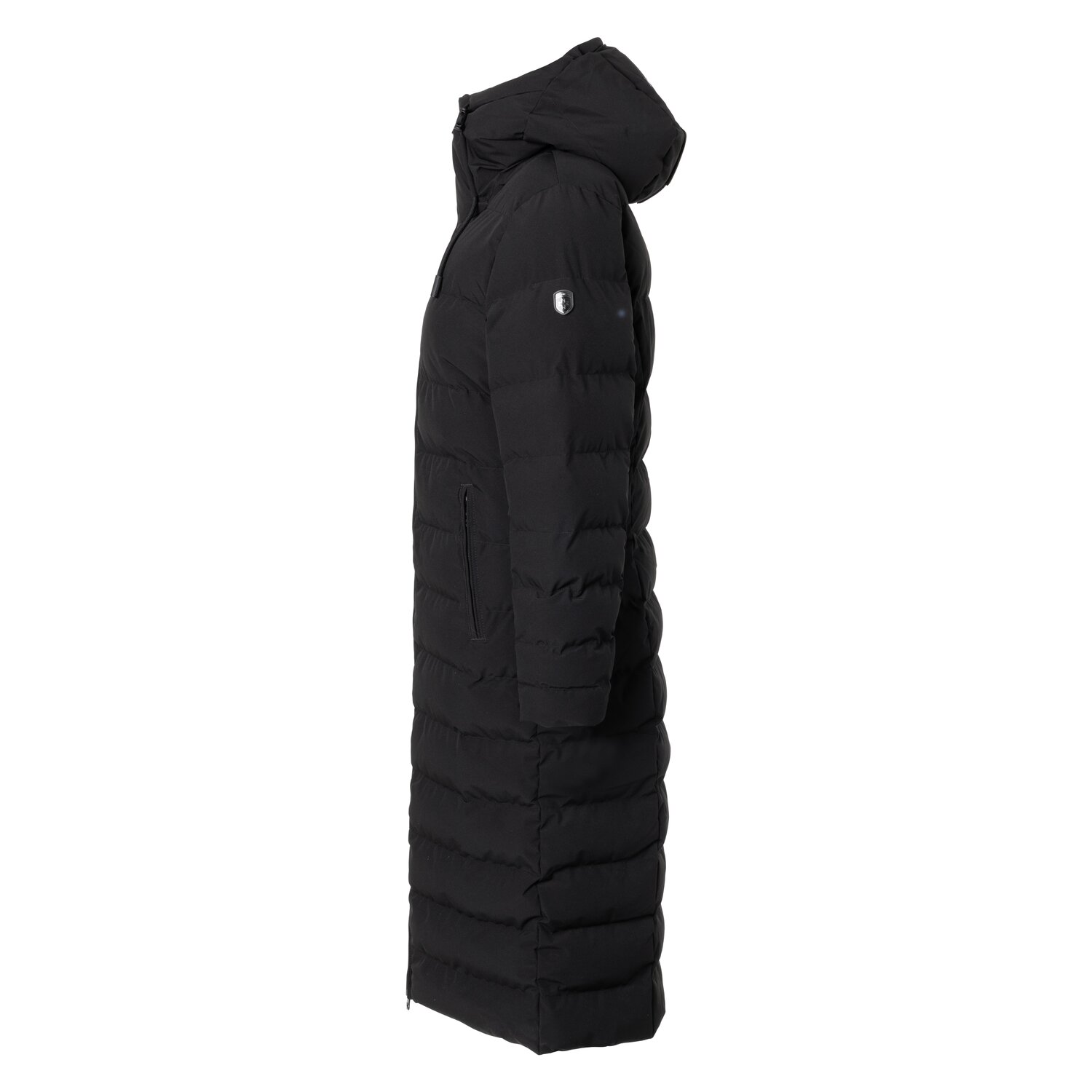 WELLENSTEYN Steppmantel Cordoba Long - schwarz