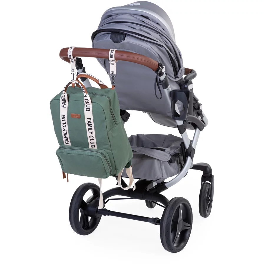 CHILDHOME Wickelrucksack Family Club Signatur Grün