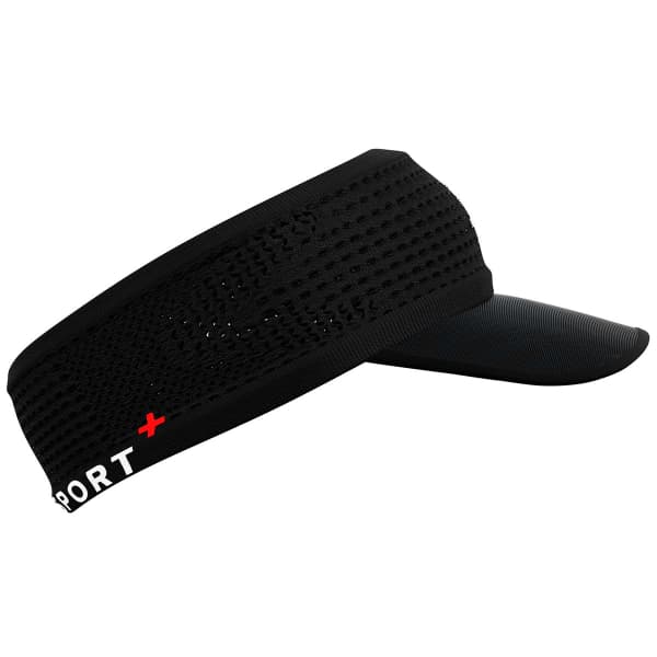 Visière running COMPRESSPORT SPIDERWEB HEADBAND ON/OFF BLACK
