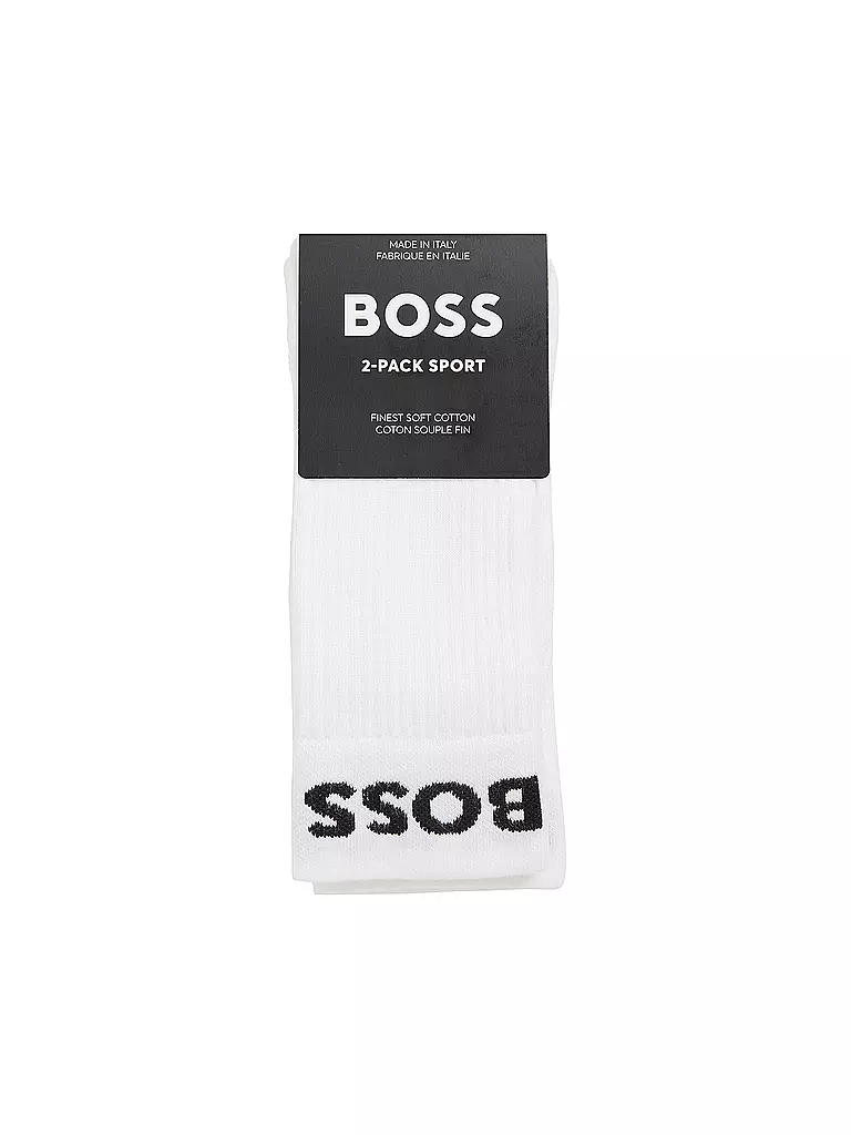 BOSS Socken 2-er Pkg. white weiss
