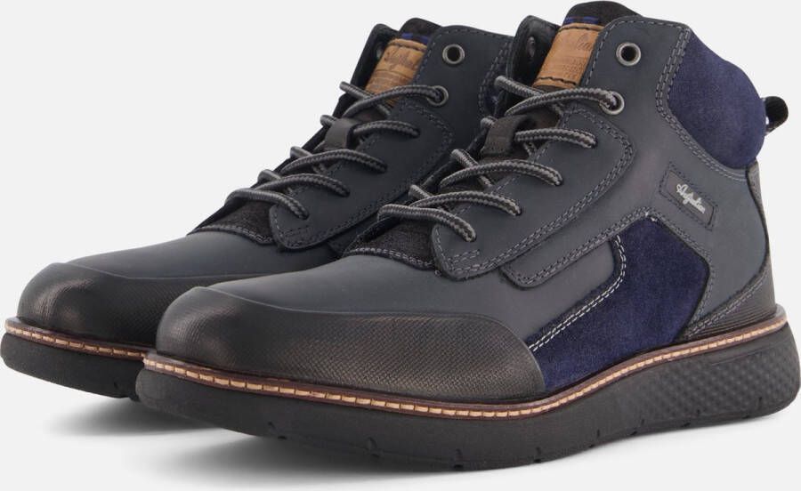 Australian Durango Veterboots Laarzen Met Veters Heren Blauw