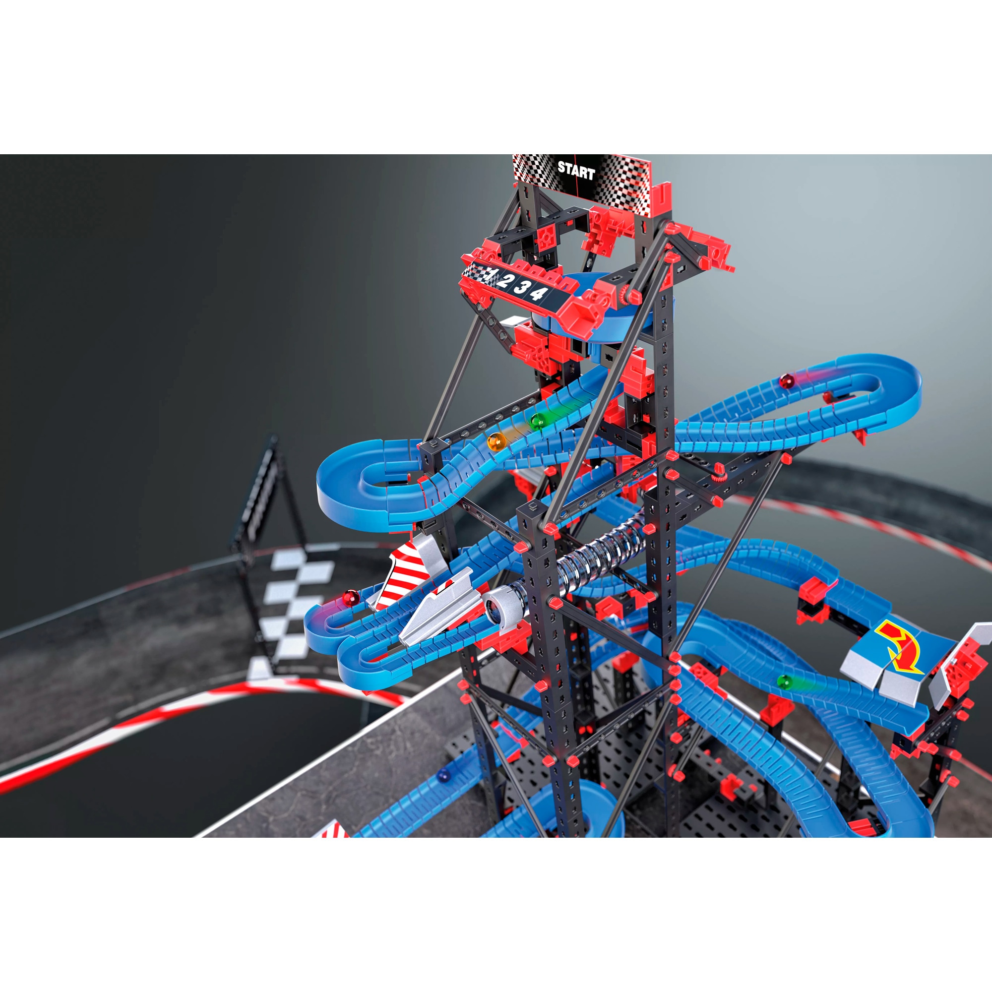 fischertechnik Kugelbahn Marble Competition