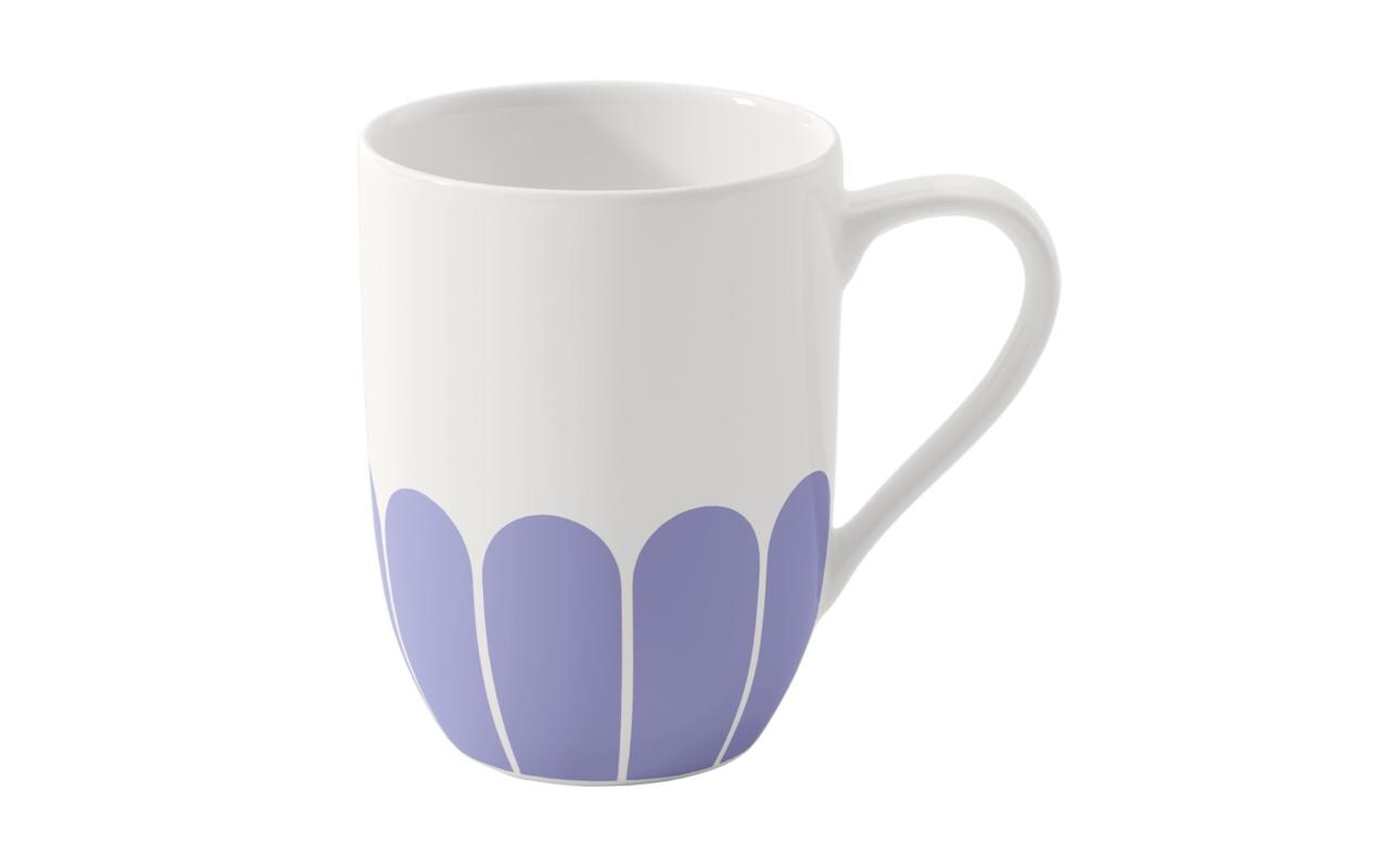 Henkelbecher Fleur 290 ml, 6 Stück, Blau<br>Hochwertiger Becher