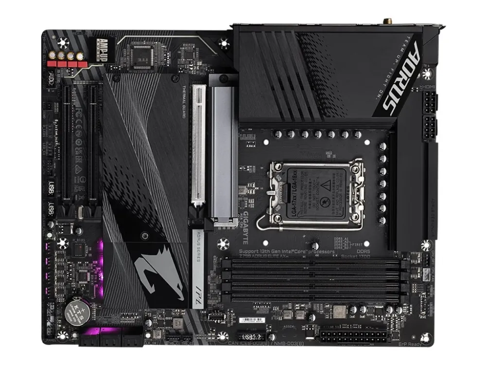 Gigabyte - Bundkort - LGA1700 sokkel - Z790 Chipset - onboard grafik (CPU påkrævet) - HD Audio (8-kanaler)