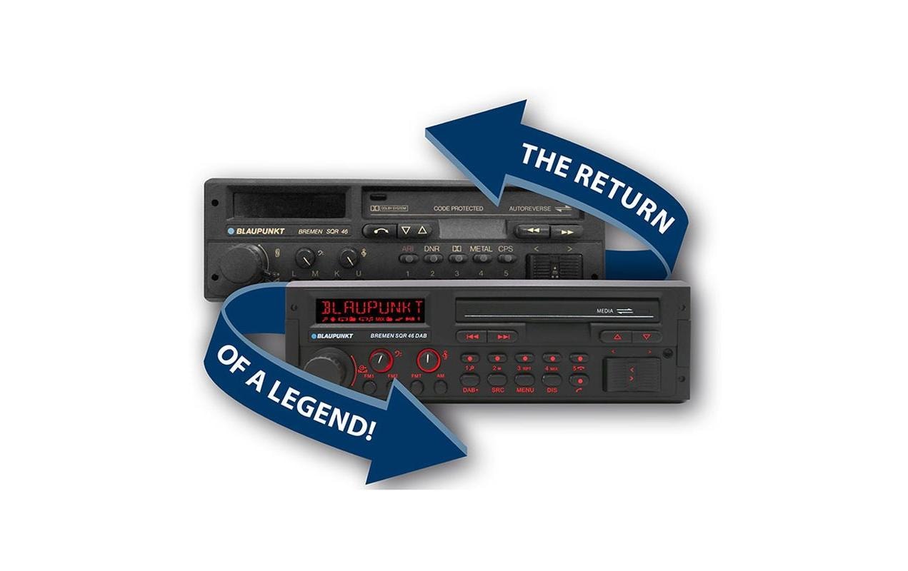 Autoradio Bremen SQR 46D AB 1 DIN<br>Youngtimer Autoradio Bremen SQR 46 DAB+