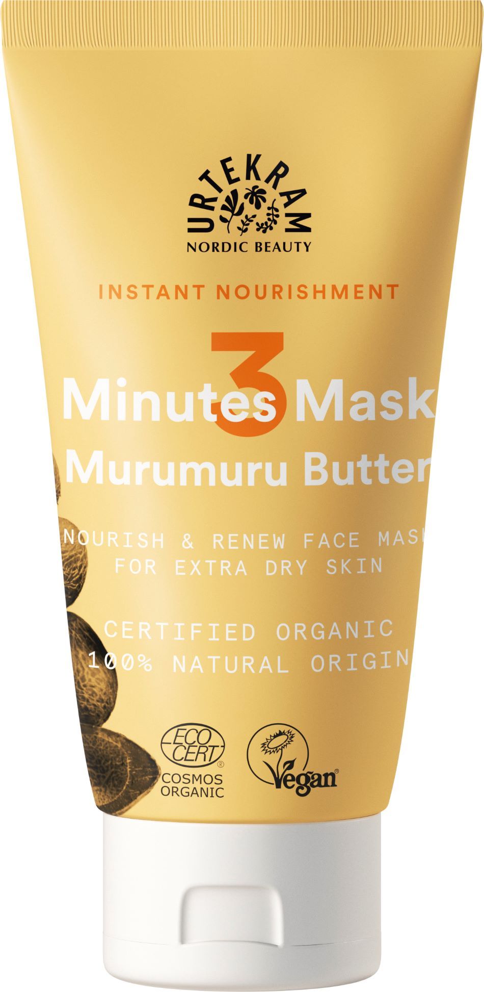 Urtekram Instant Nourishment 3 Minutes Mask Murumuru Butter