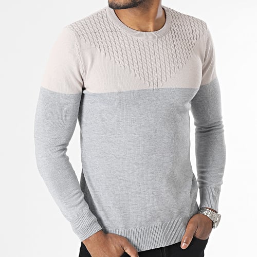 Pull Gris Beige