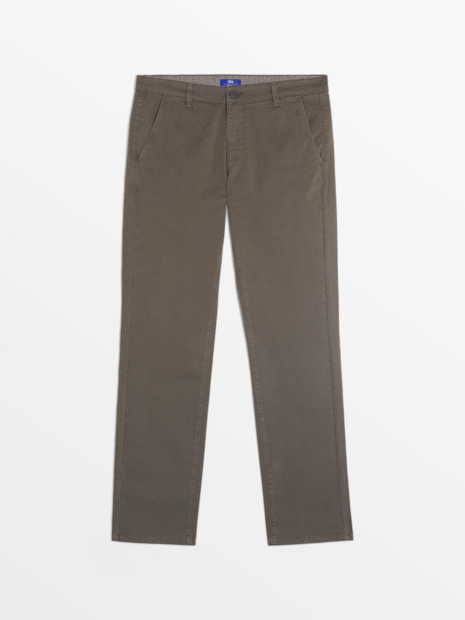 Pantalon Chino Homme Gris