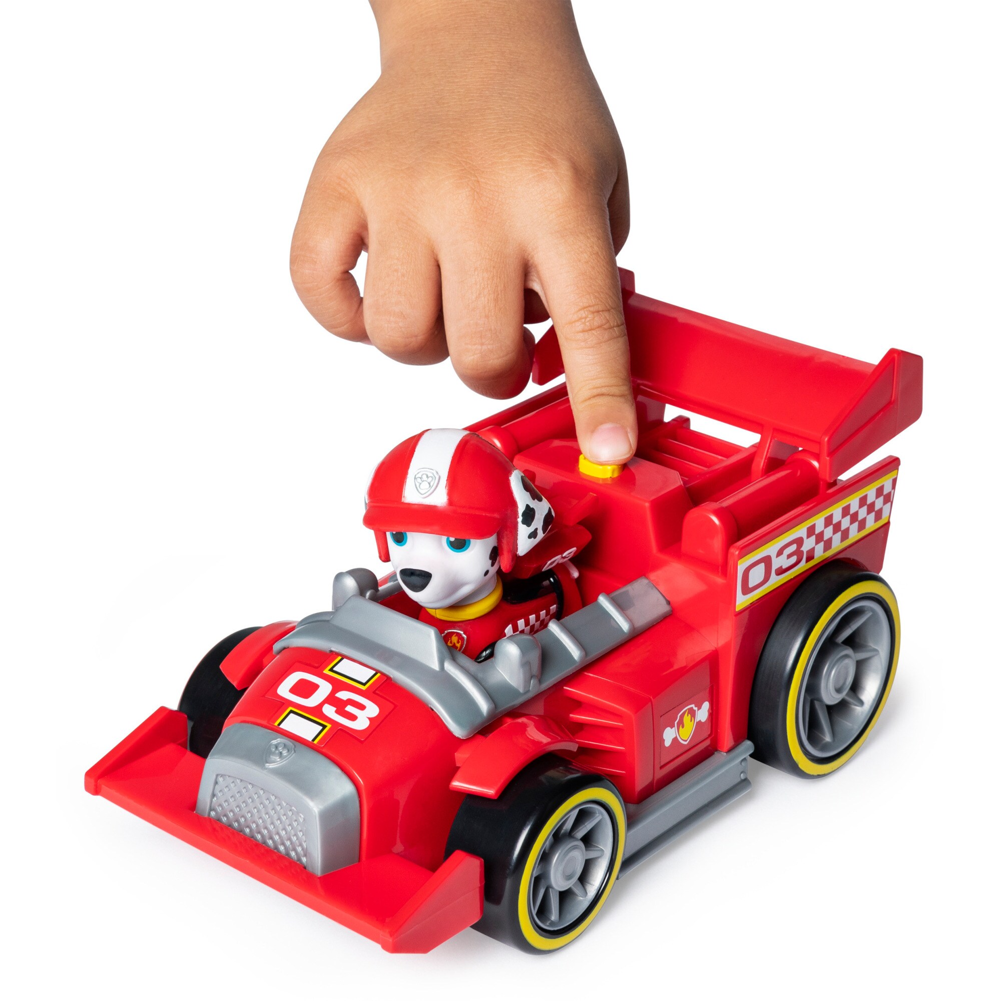 Spin Master Spielfahrzeug Spin Master - Paw Patrol - Ready, Race, Rescue, Marshalls Race & Go Deluxe Basis Fahrzeug