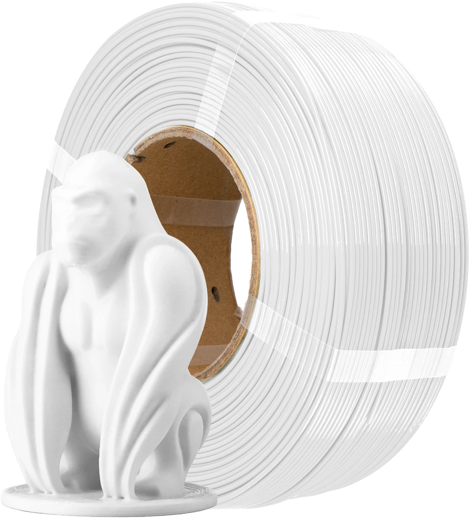 AzureFilm  PETG Hyper Speed Refill White, 1,75 mm / 1000 g    Universal Filament ohne Spule