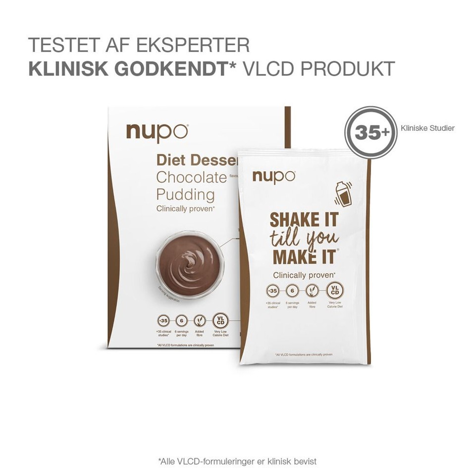 Nupo - Diet Chocolate Pudding 12 Portioner