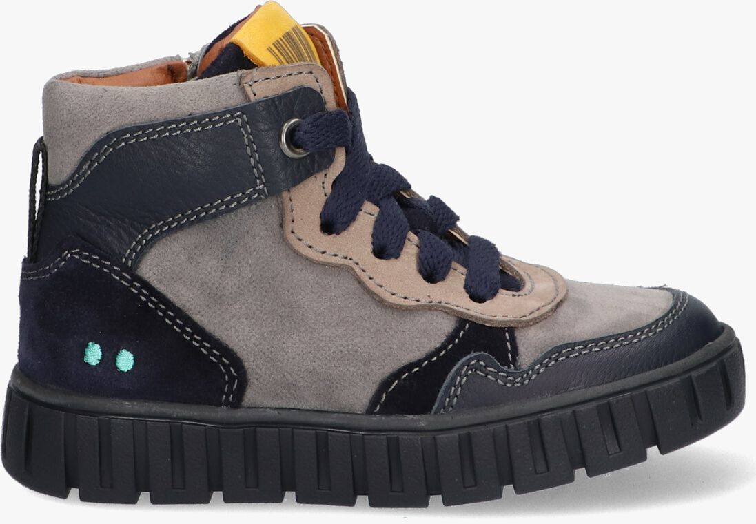 BUNNIESJR blauwe bunniesjr hoge sneaker bink bont