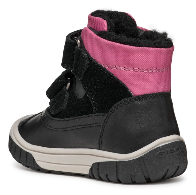 Geox Winterboots »B OMAR GIRL WPF C«  , Klettstiefel,  Babystiefel, Winterstiefel mit Kontrastbesatz