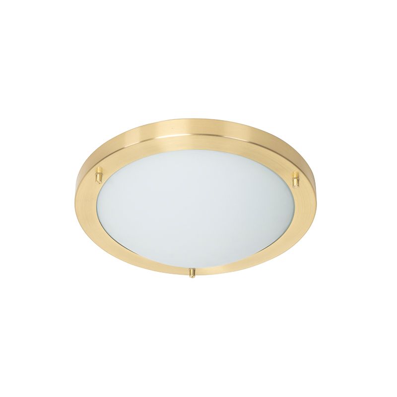 Moderne plafonnière goud 31 cm IP44 - Yuma
