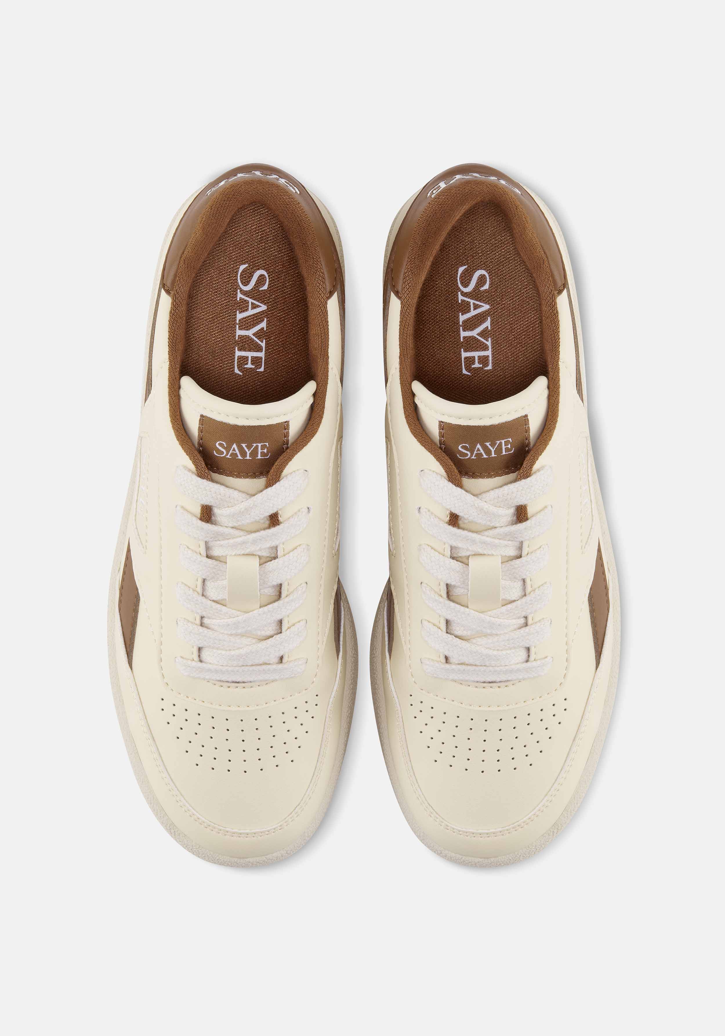 Saye Sneakers Modelo '89 Icon Vanilla & Walnut