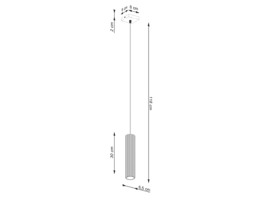 SOLLUX LIGHTING - Suspension Lampe suspendue karbon 1 vert olive