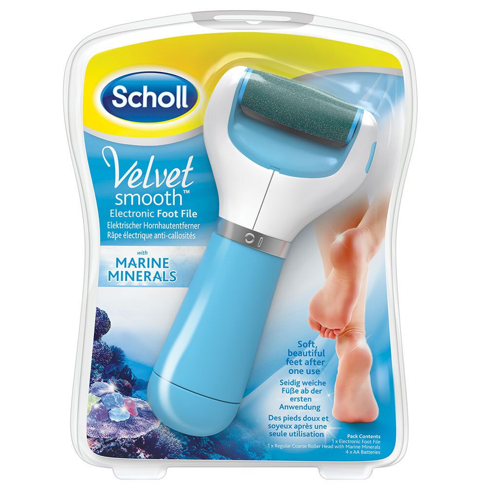 Scholl Velvet Smooth Express Pedi blau stark