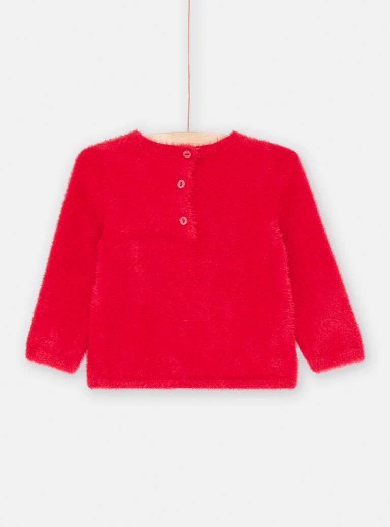 Pull tout doux pour bébé fille