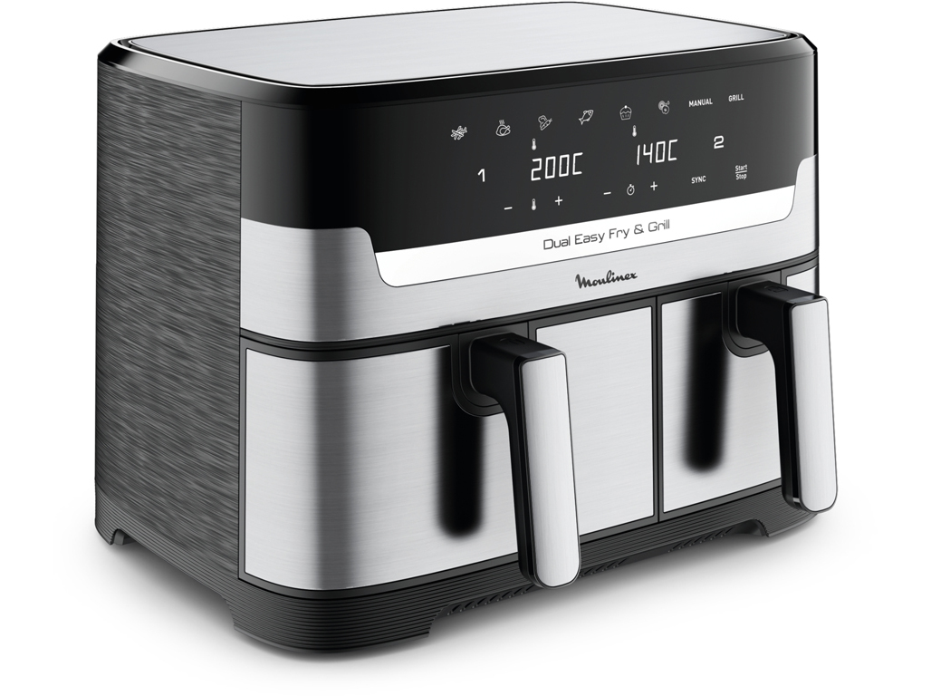 FRITADEIRA SEM ÓLEO MOULINEX EZ905D20 DUAL EASY FRY - 8.3L