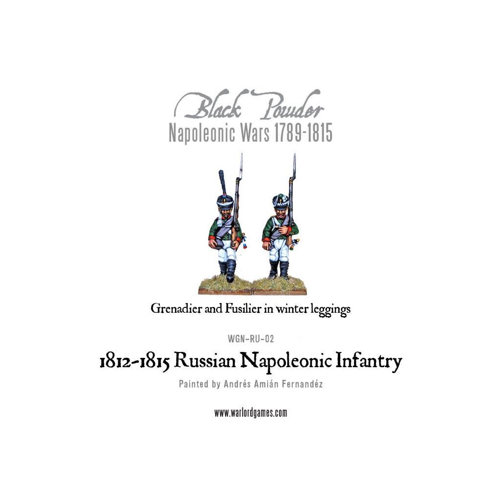 Napoleonic Wars: Russian Line Infantry (1812-1815) plastic boxed set