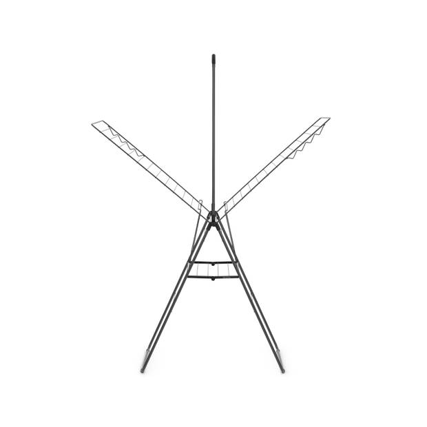 Brabantia HangOn Droogrek 25 meter met stang - Antraciet