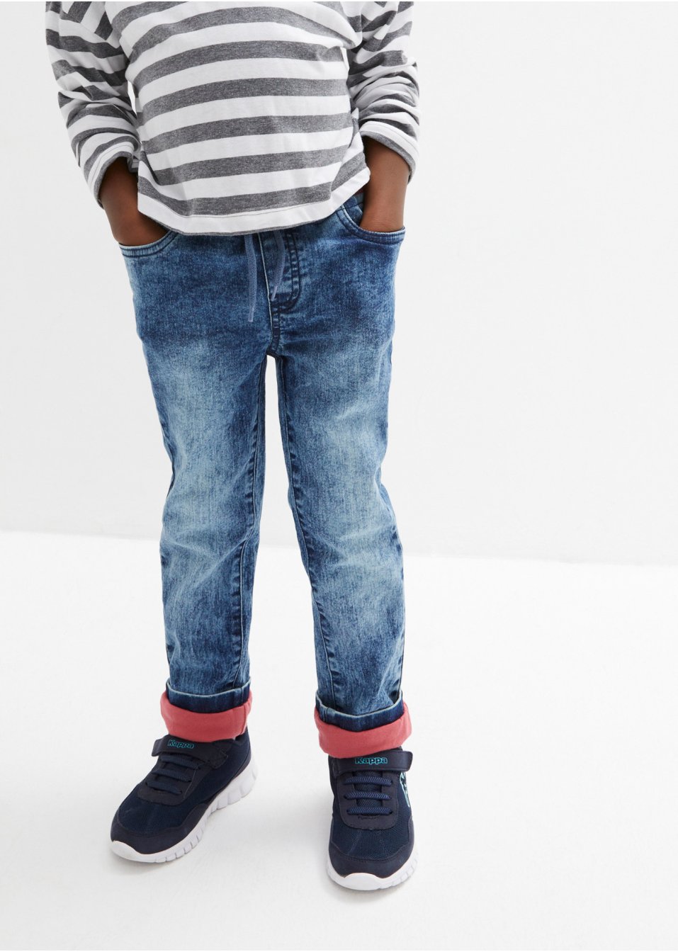 Jean thermo fille avec doublure jersey