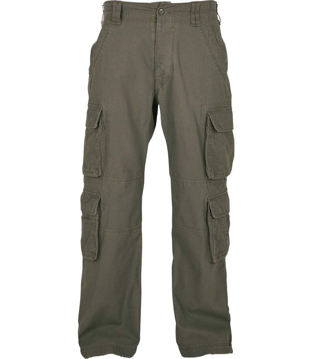 Pantalon cargo vintage homme multipoches - 1003 - vert olive