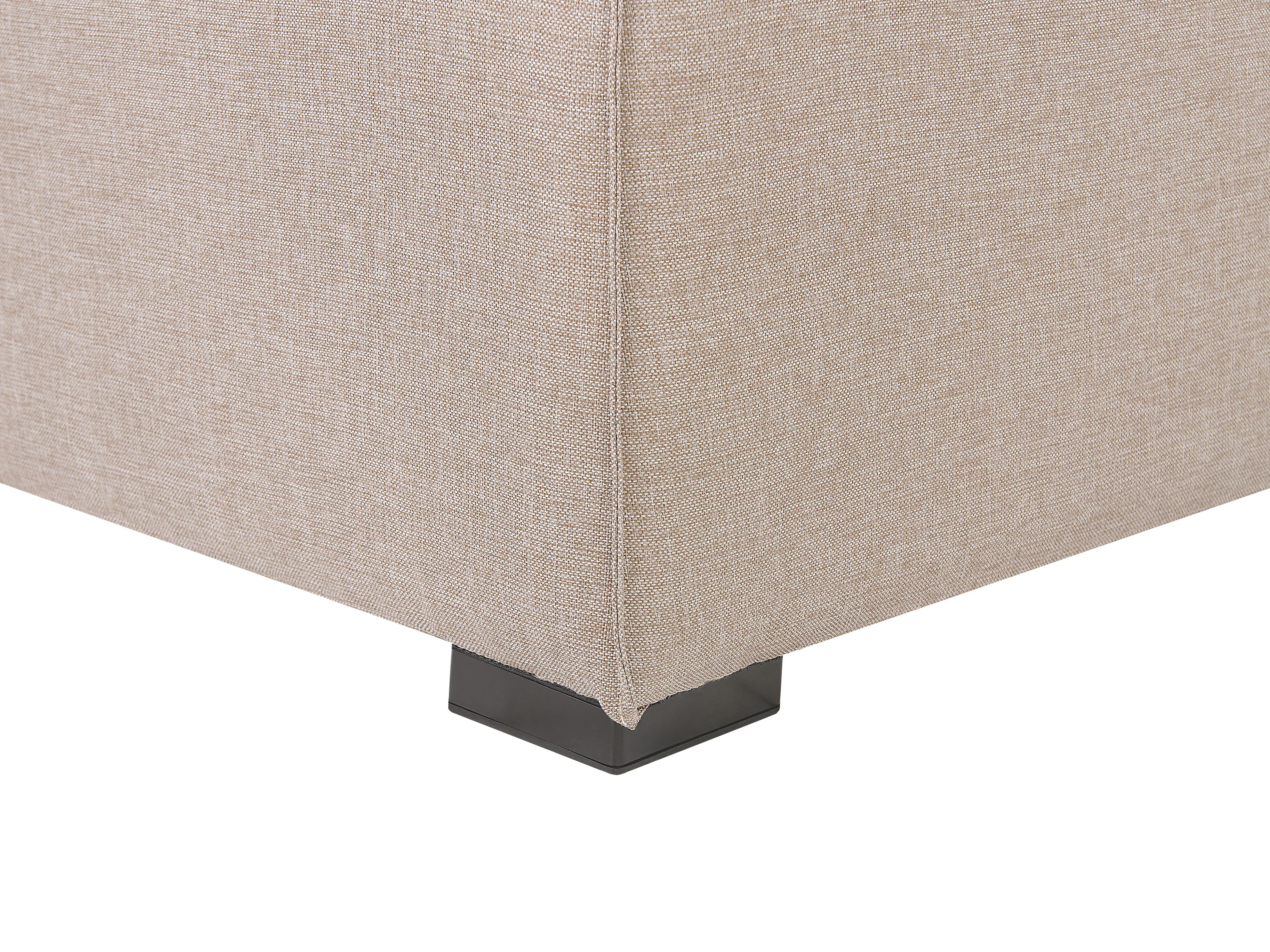 Tuin loungebank met ottomaan 4-zits AREZZO modulair Beige