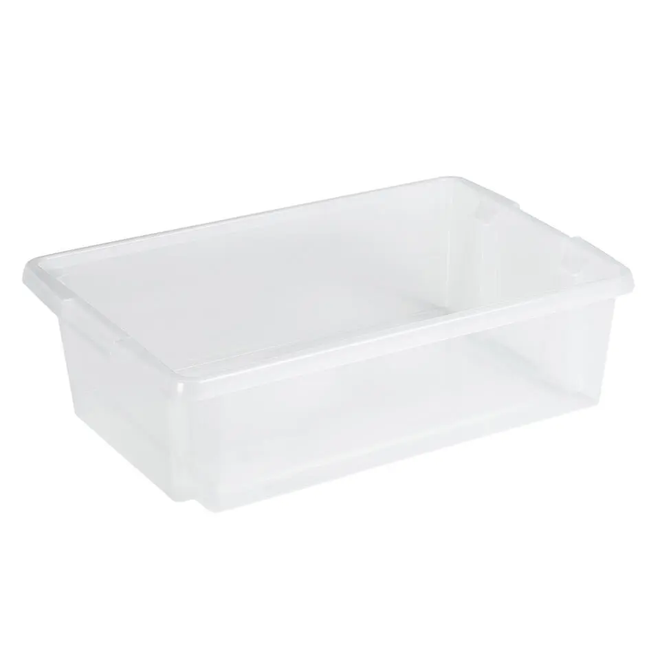 Sunware opslagbox kunststof - 30L - transparant - 59x39x17cm