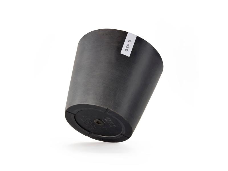 Ecopots Pflanzentopf Amsterdam 40, Dunkelgrau Robuster und langlebiger Blumentopf