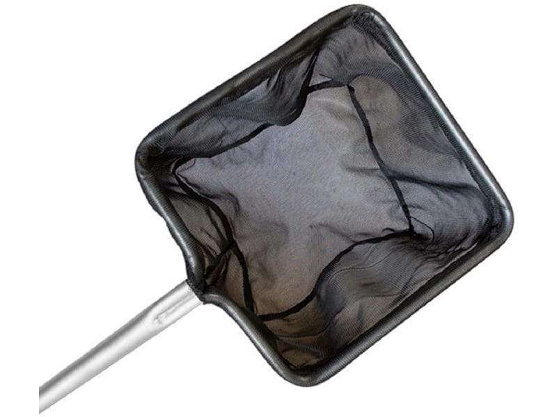 Kobre®Pond Teichkescher 24 x 24 cm Handlicher, rechteckiger Teichkescher mit extra feinen Maschen