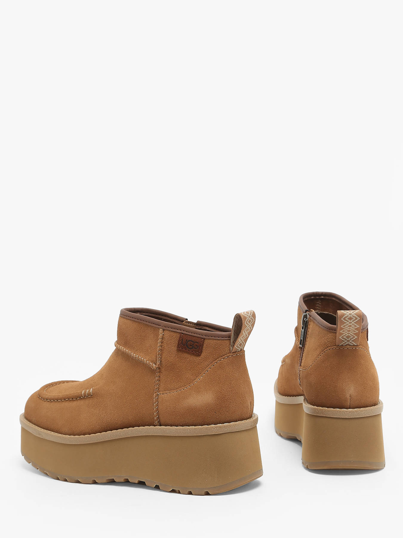 Boots Cityfunc ultra semelle compense en cuir UGG