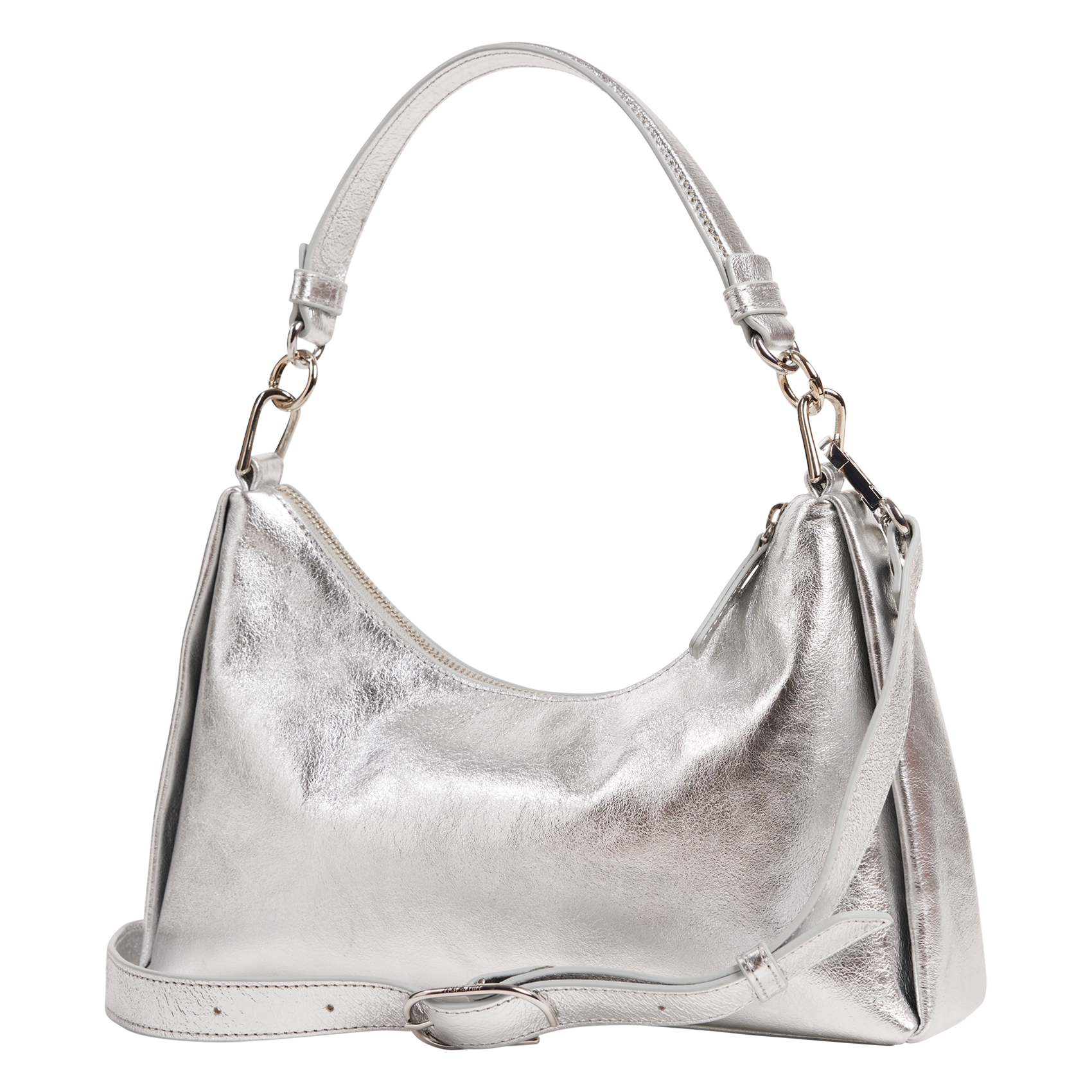 REJINA - Sac à main en cuir | Gris