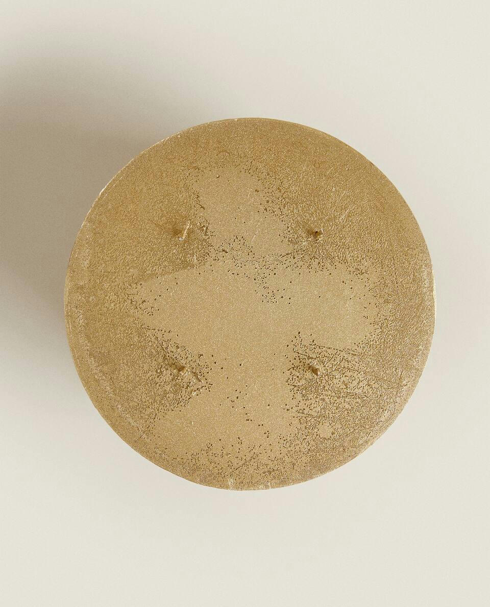 VELA DE NATAL DOURADA
