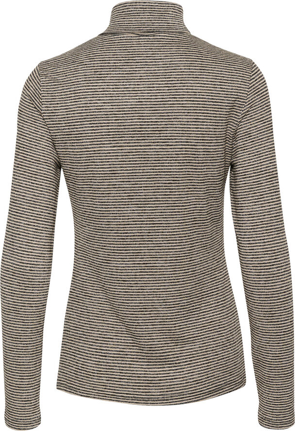 Culture CUalexandra Jersey Rollneck Timber wolf / black stripe