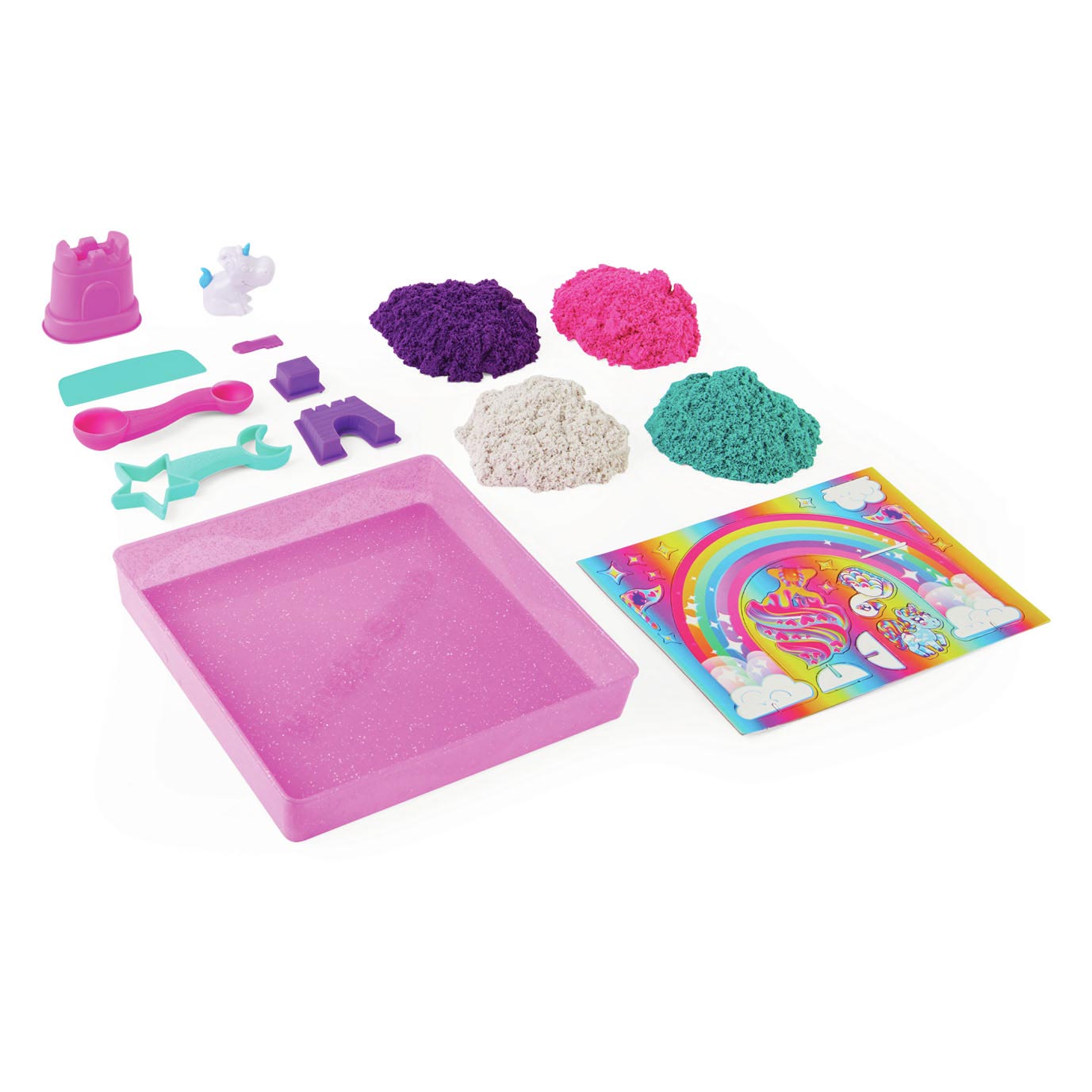 Kinetic Sand - Eenhoorn Kingdom Speelset
