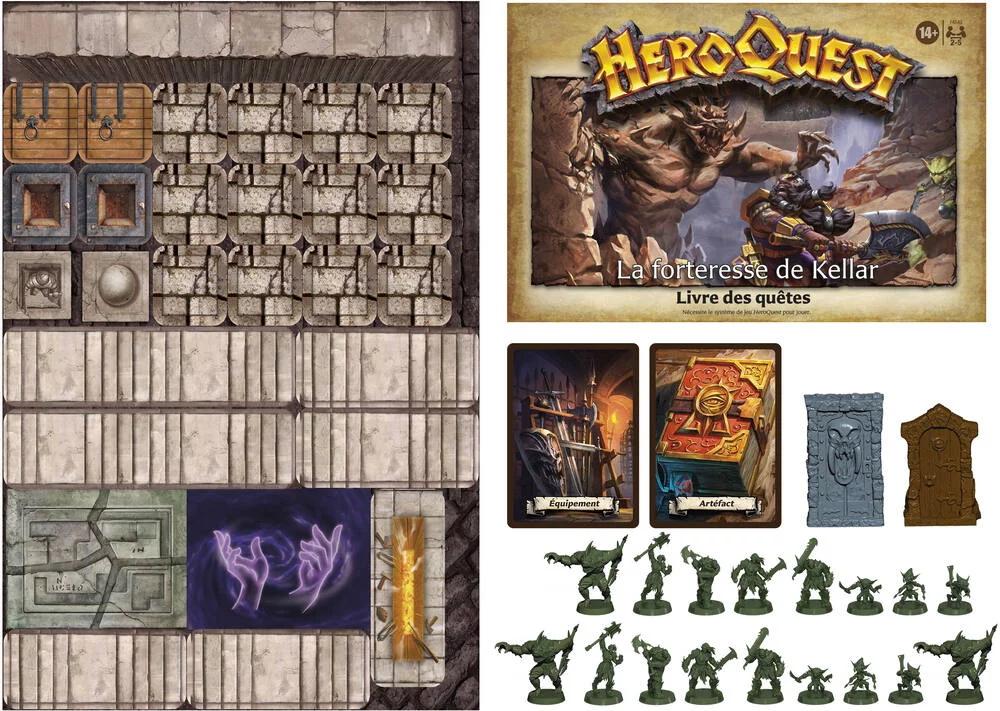 HEROQUEST LA FORTERESSE DE KELLAR