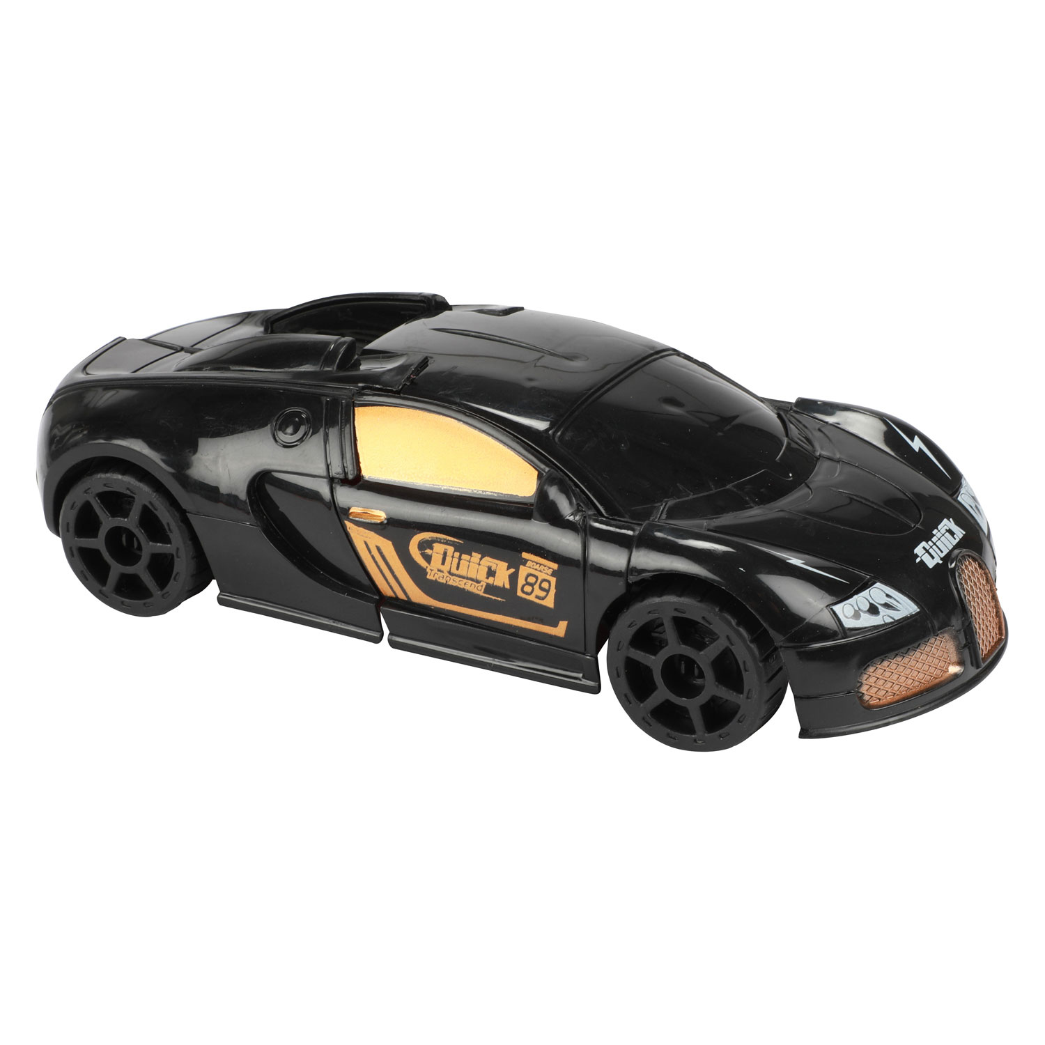 Roboforces Transformeer Auto Robot Rood