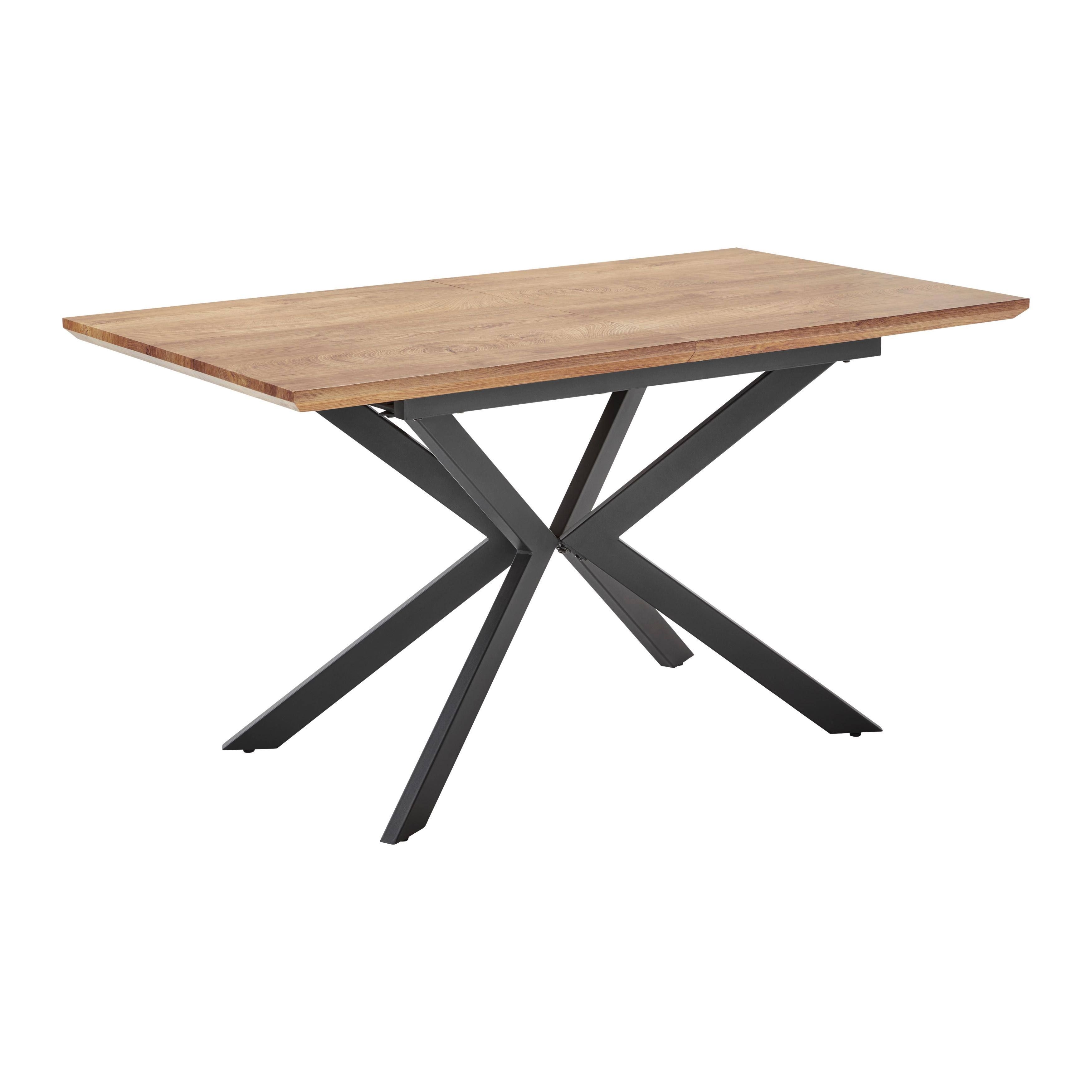 Ausziehtisch Aki Walnussfarben 140-180x80 cm extravagant