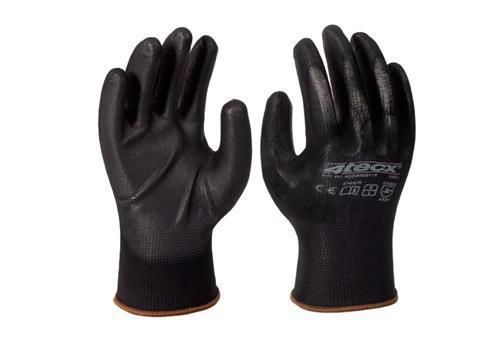 4tecx Handschoen PU zwart maat 10 VE=3 - 4054800131