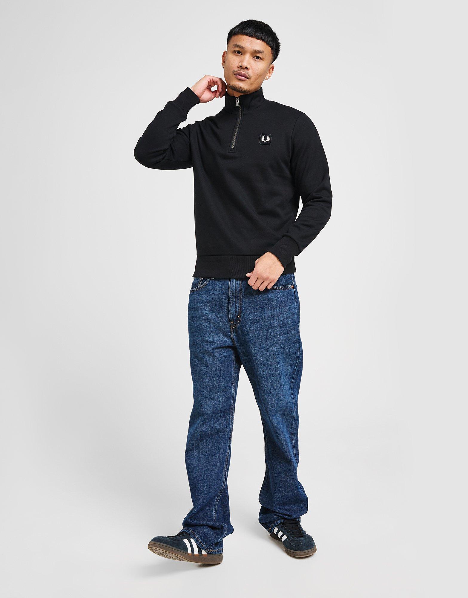 Fred Perry Sweat Zippé Badge Homme