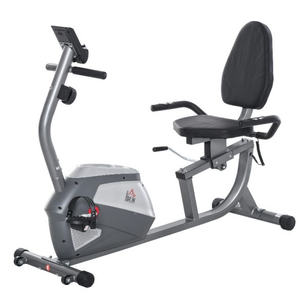 Bicicleta Estática Ergométrica Reclinável HomCom - A90-232